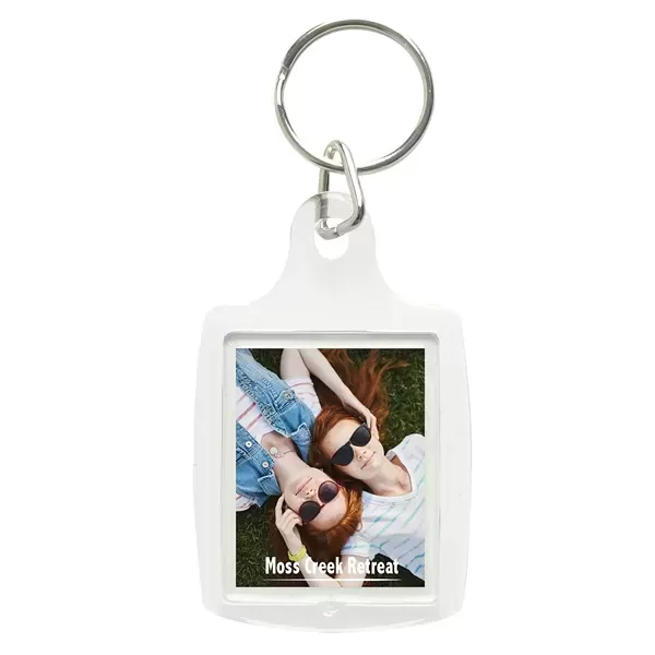 Key tag with snap-in