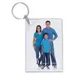 Slip-in wallet key tag