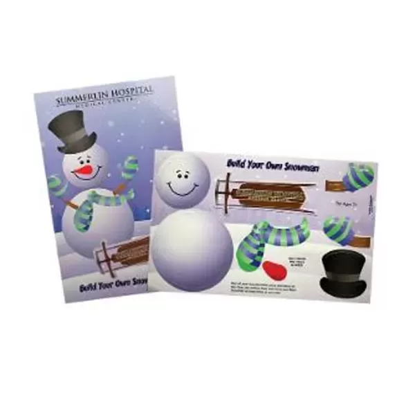 Build-A-Snowman repositionable decals made