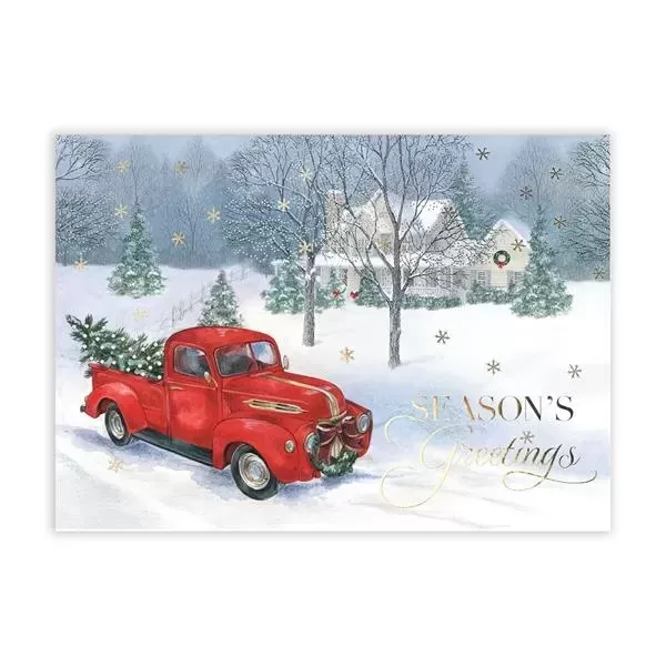 Vintage Truck holiday card