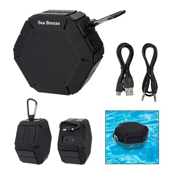 Wireless, waterproof speaker with