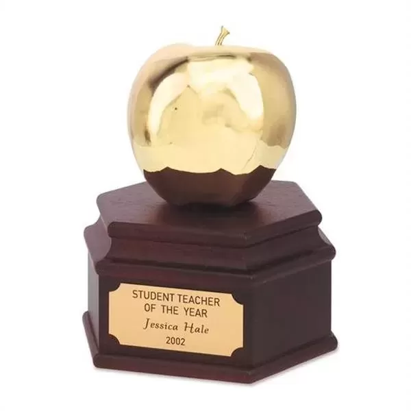 24K gold plated apple