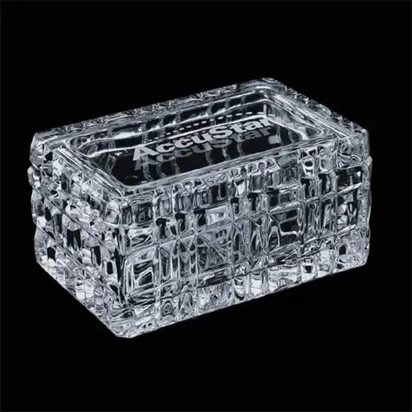Crystal rectangular trinket box
