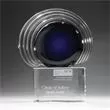 Art glass award with