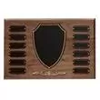 Antique bronze trim walnut