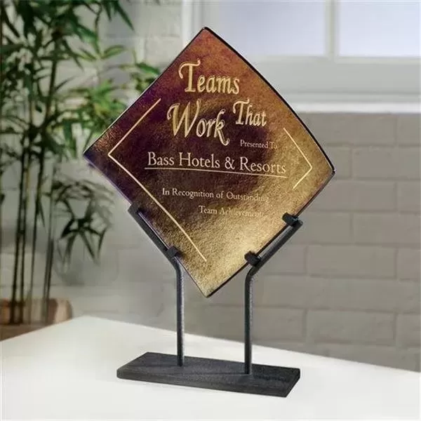 Bronze handmade award signed