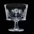 Crystal presentation bowl with