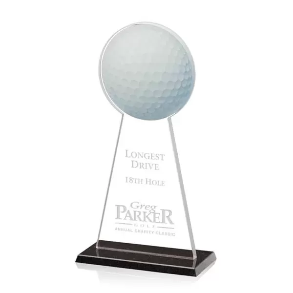 Tall golf trophy made