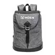 Metal hook fastened backpack