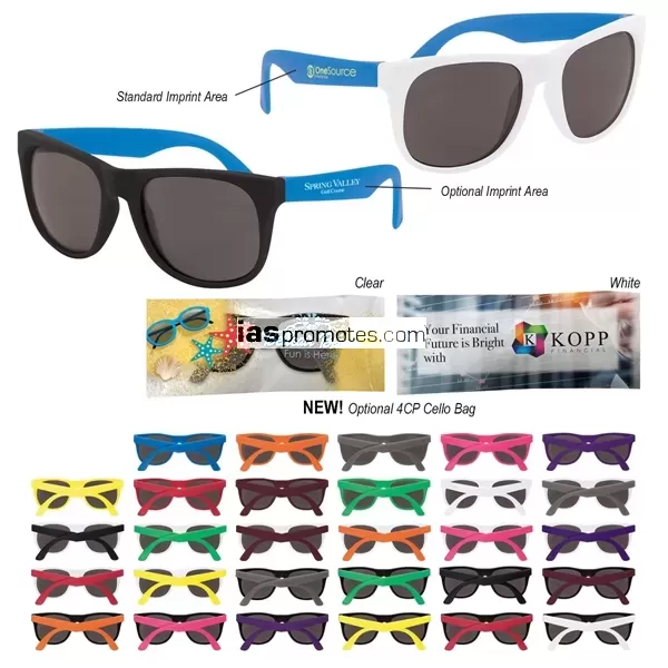 Recycled Ecofriendly imprinted promotional Sunglasses