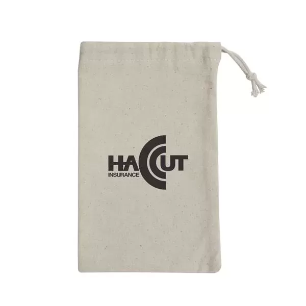 Cotton carrying pouch for
