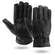 Premium black grain cowhide