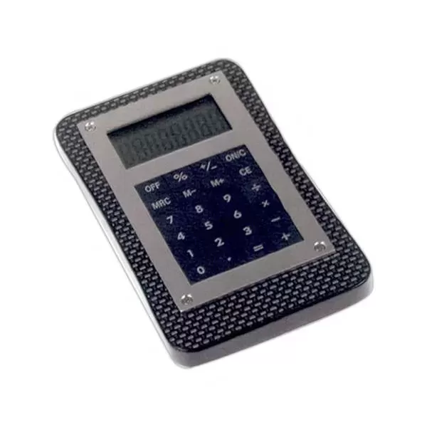 Calculator with carbon fiber