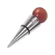 Hand-made rosewood wine stopper.