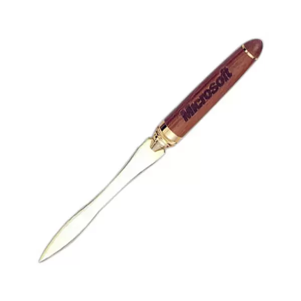 Letter opener with mahogany
