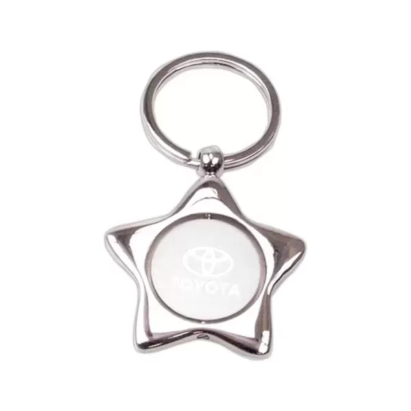 Star shaped key chain
