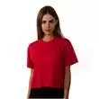 Cotton/polyester women's crop tee