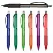 Translucent plunger-action pen with