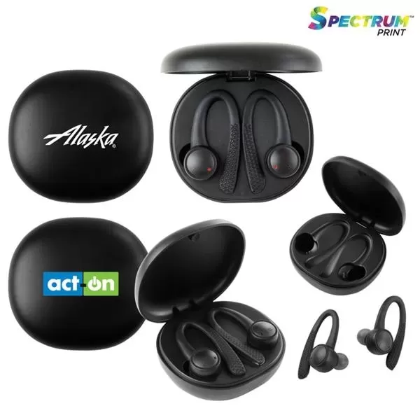 Pair of wireless earbuds