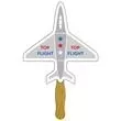 Airplane shape hand fan