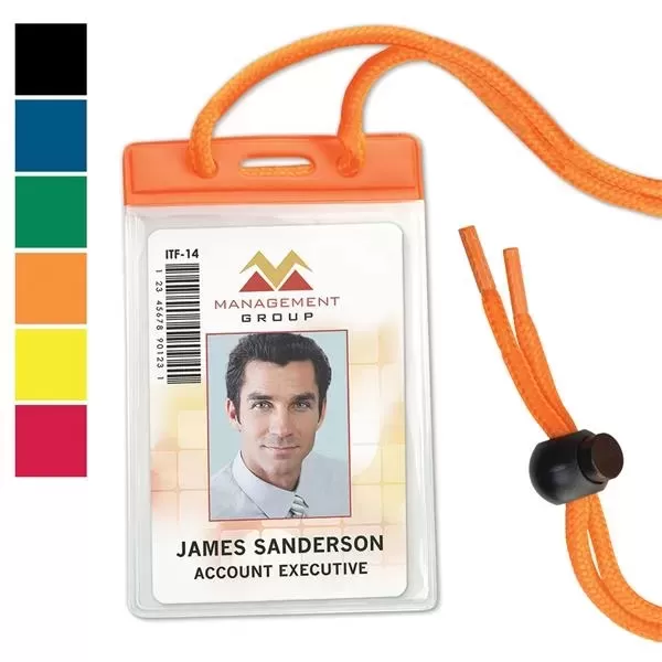 Color-coded badge/nametag holders quickly