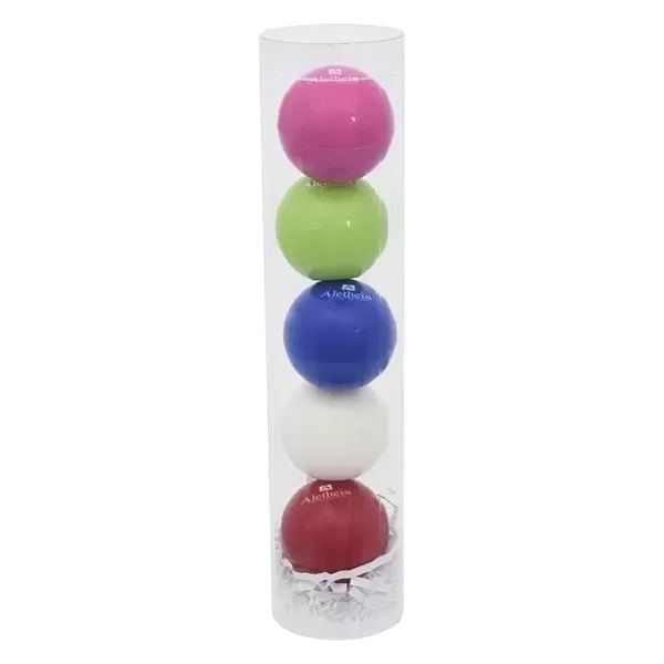 Five-piece lip moisturizer ball