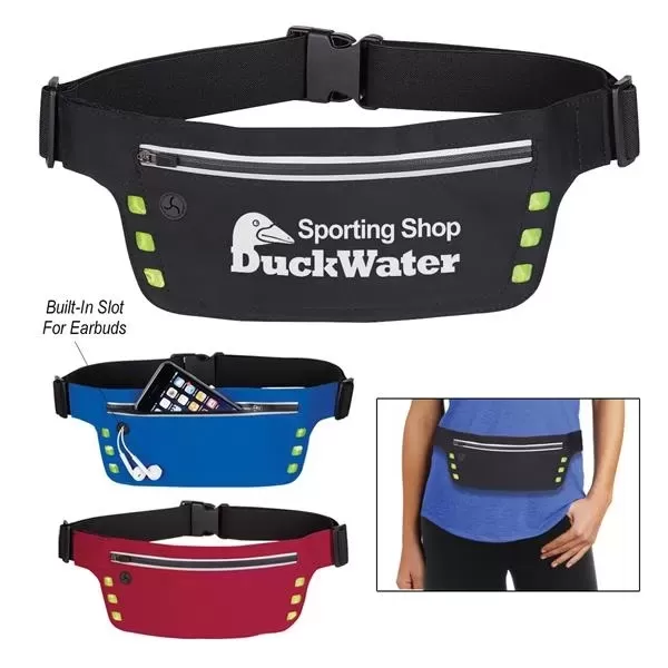 Waist pack with safety