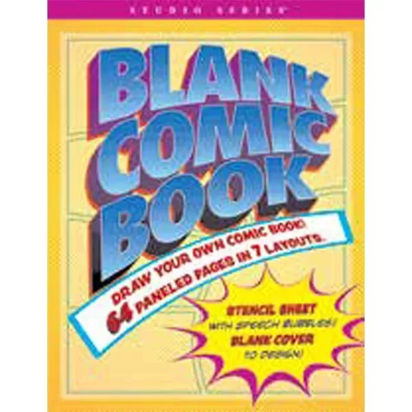 Blank Comic Book. 