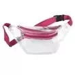 Clear fanny pack made