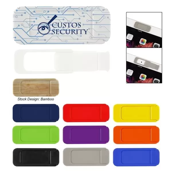 Security webcam cover for