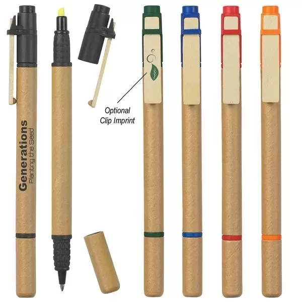 Dual function eco-friendly pen