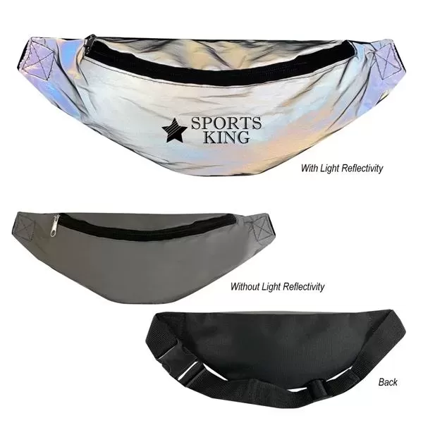 Reflective fanny pack for