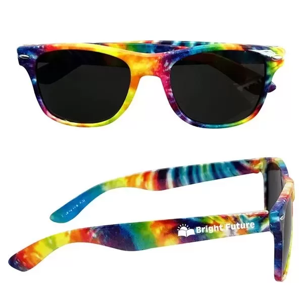 Tie-dye Malibu sunglasses for