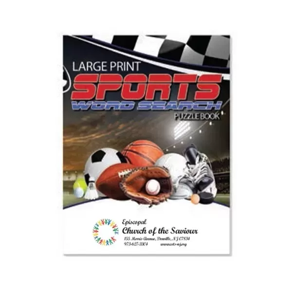 Large Print Sports Themed
