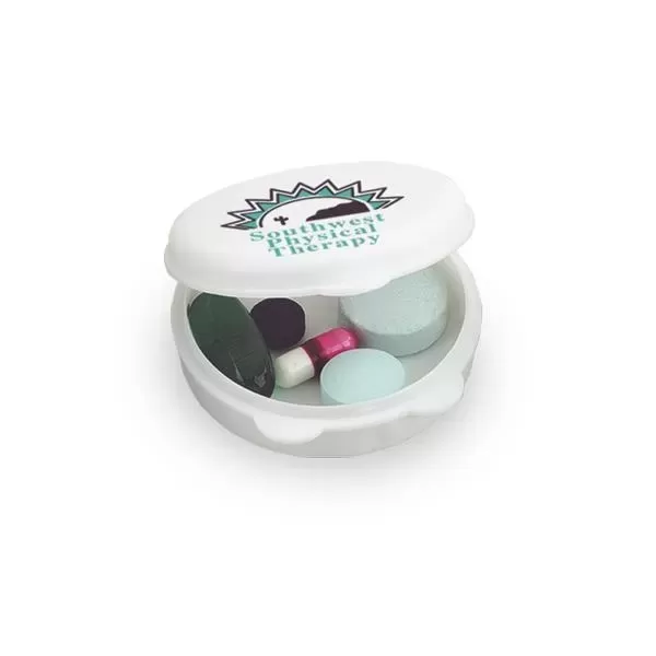 The round-the-clock pill box