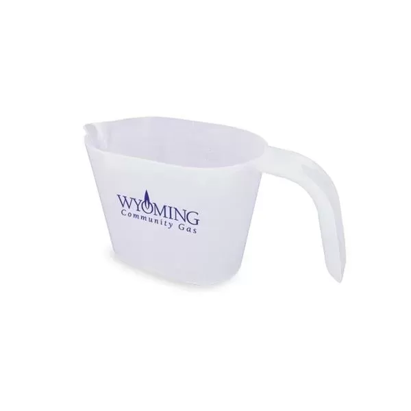 Two-cup size measuring cup