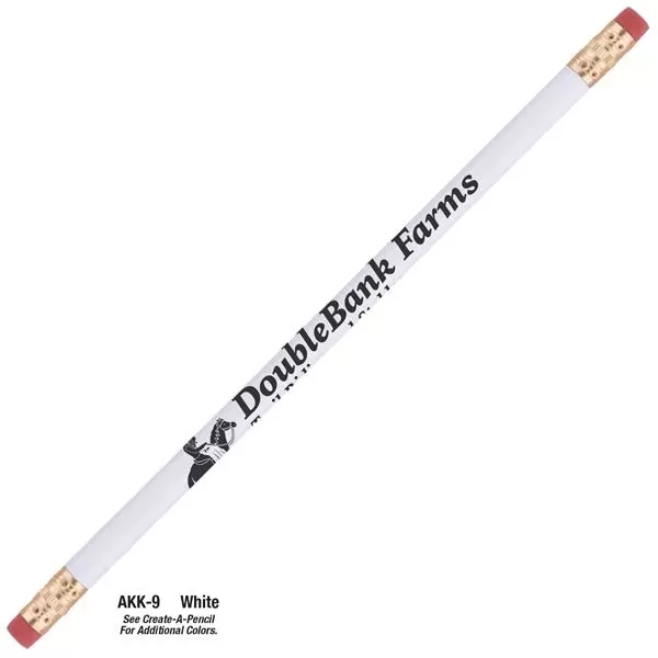 Double-tipped round barrel pencil