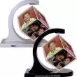 Magnetic photo cube spinner