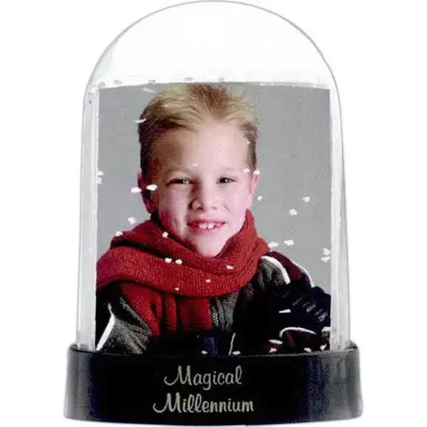 Snow globe with clear