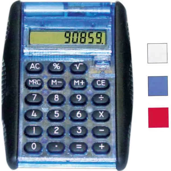 Flip calculator with black