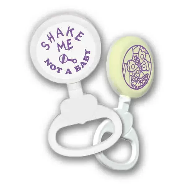Baby rattle with soft,