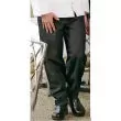 Traditional black chef pants