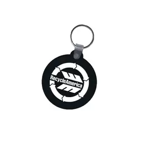 Key Tag Made from Recycled Tires