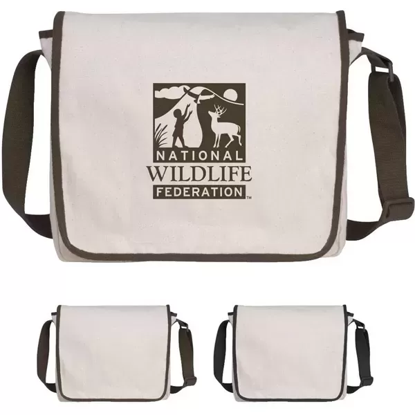 Recycled Cotton Messenger Bag