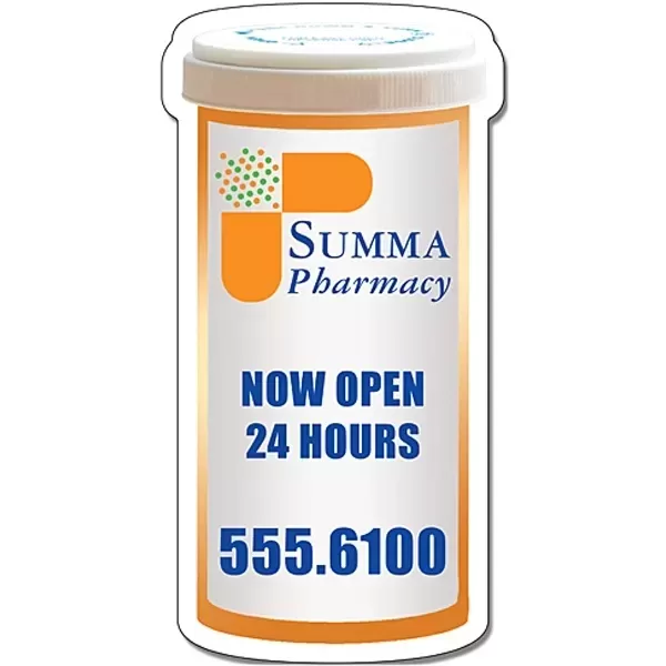 Promo Pill Bottle Magnet