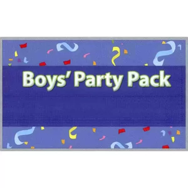 Boy's party pack of