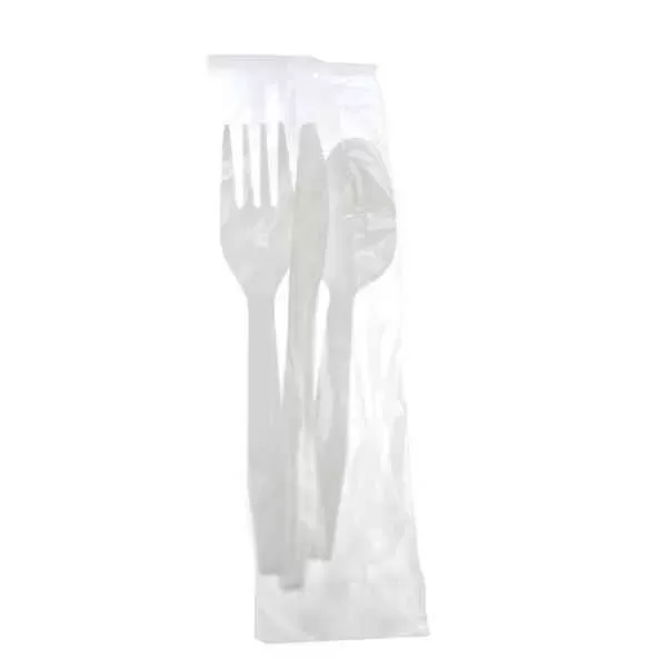 Sealed clear plastic packet