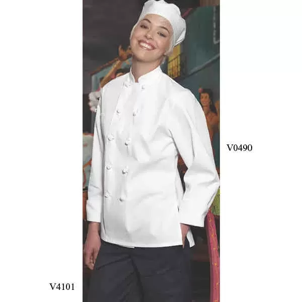 Women's chef coat made