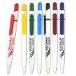 White barrel plastic ballpoint