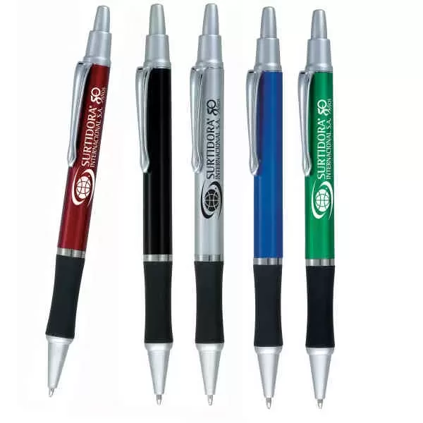 Colored barrel pen with